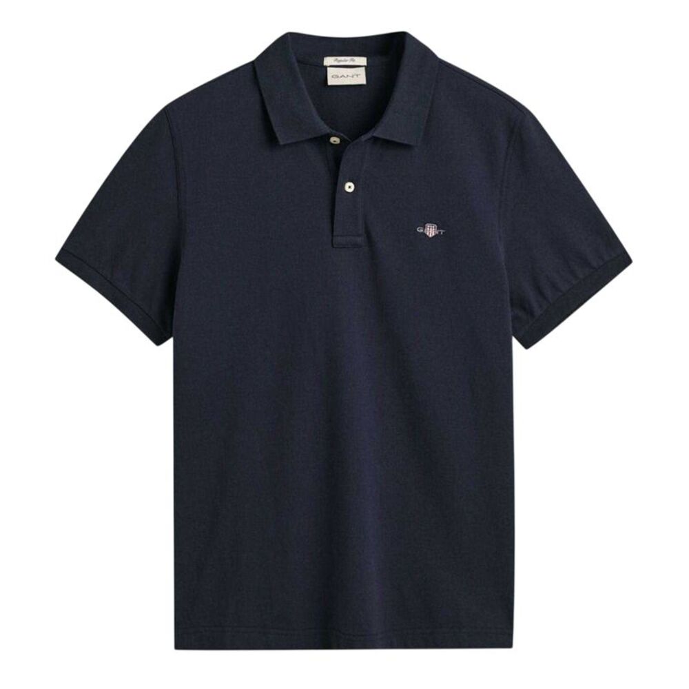 Gant Mens Pique Polo Shirt / Navy